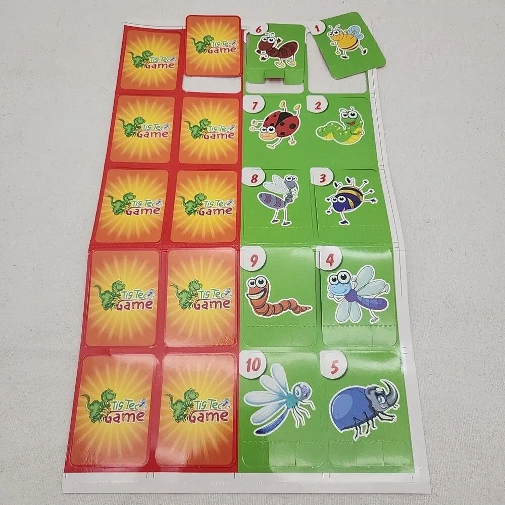 Game TIC TAC Tongue Be Quick to Lick The Bugs 4+ Family Games New Open Box